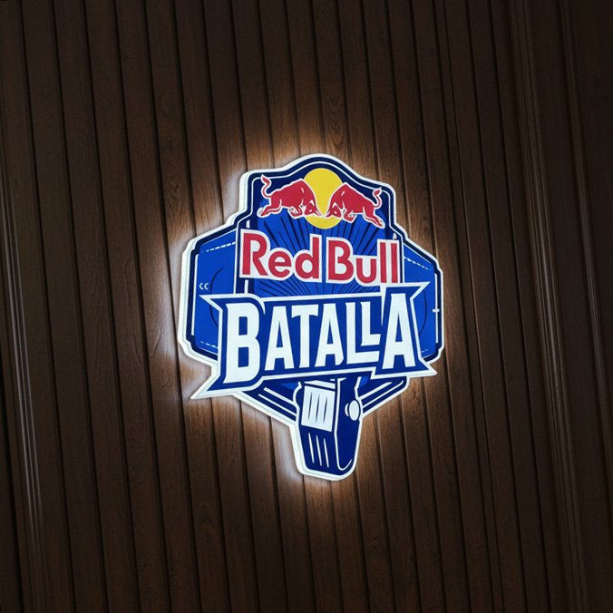Custom illuminated brand project photo